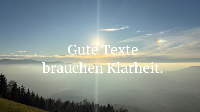 „Kannst du mal eben schnell was schreiben?“ Warum gute Texte lange vor dem Schreiben beginnen